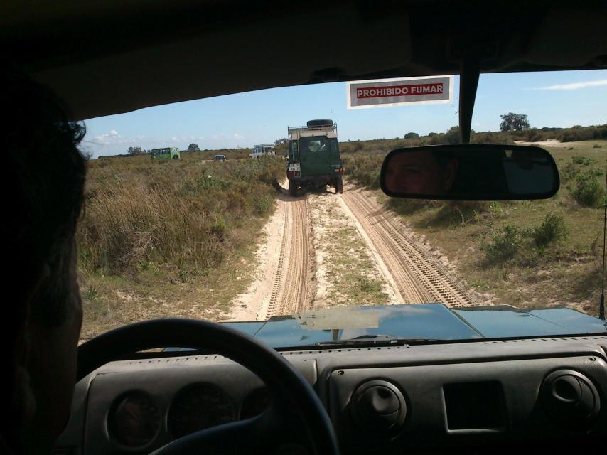 Parque Nacional de Doñana, palacio de las Marismillas y alrededores, en una visita de la reina Sofía en abril de 2014.