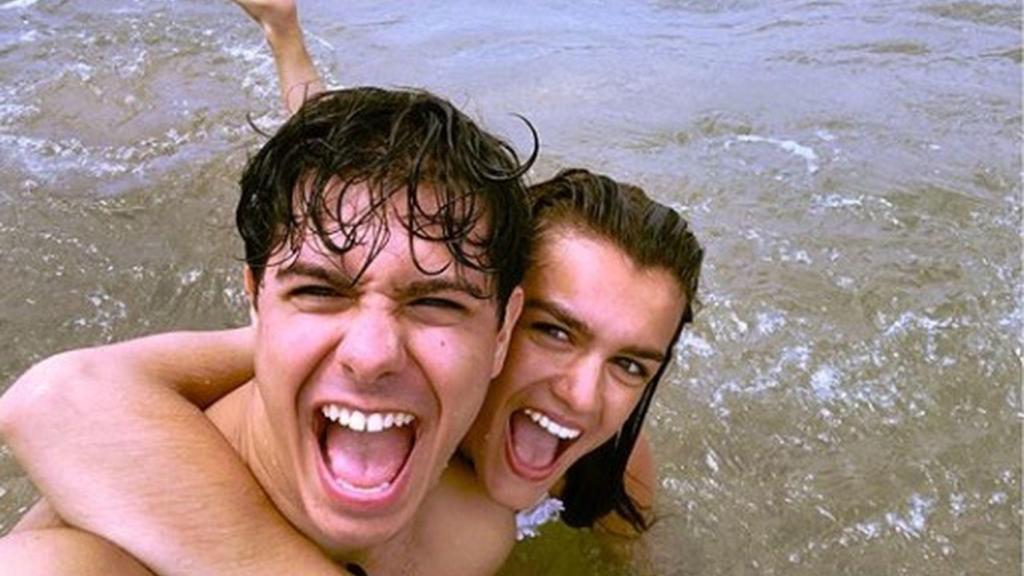 Alfred y Amaia en sus primeras vacaciones juntos.