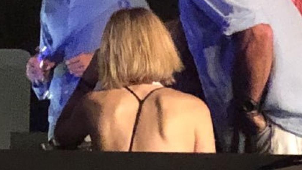 Imagen en la que queda patente la delgadez de Eugenia.