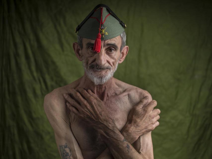 José Antonio Sánchez Paz, 60 años, caballero legionario.