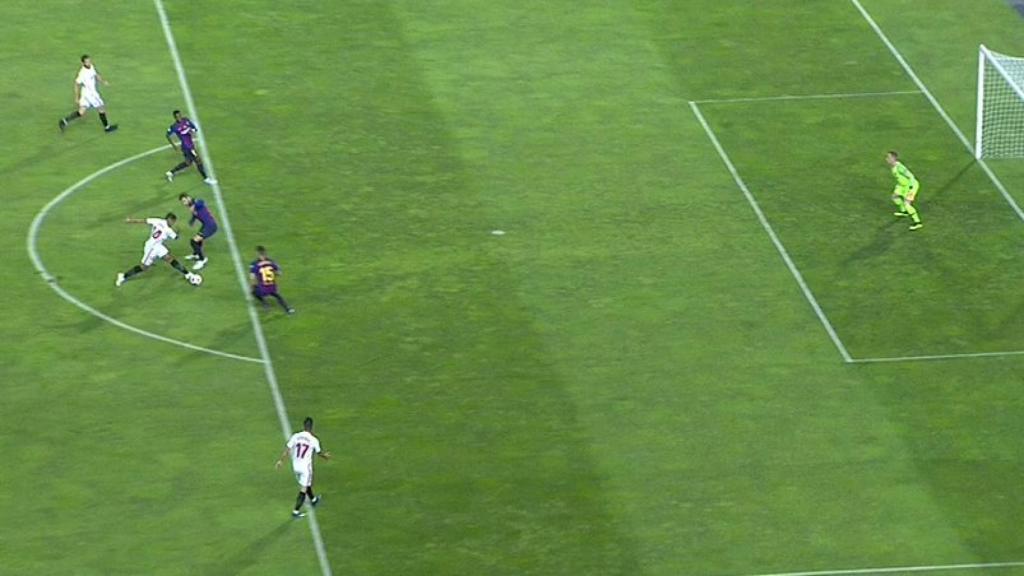 Gol de Sarabia que validó el VAR