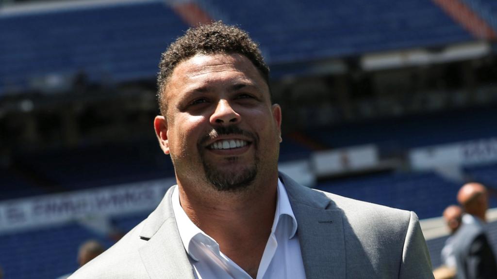 Ronaldo Nazario en el Santiago Bernabéu
