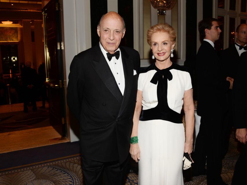 Carolina Herrera y Reinaldo en una imagen de archivo.