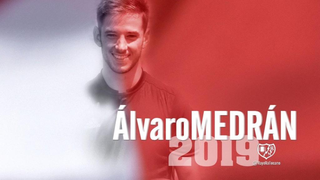 Álvaro Medrán ya es del Rayo Vallecano