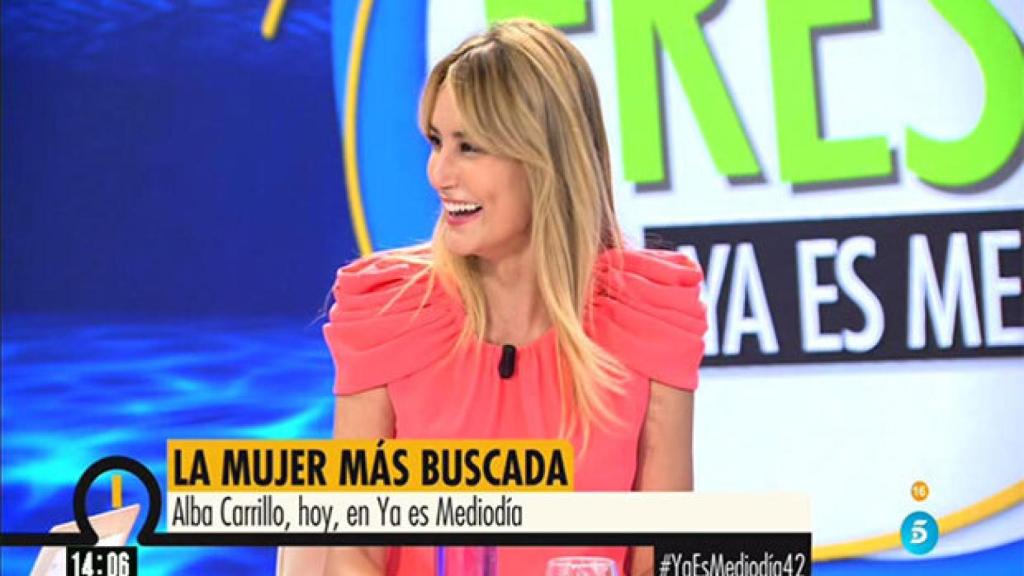 Alba Carrillo, nueva colaboradora de ‘Ya es mediodía’