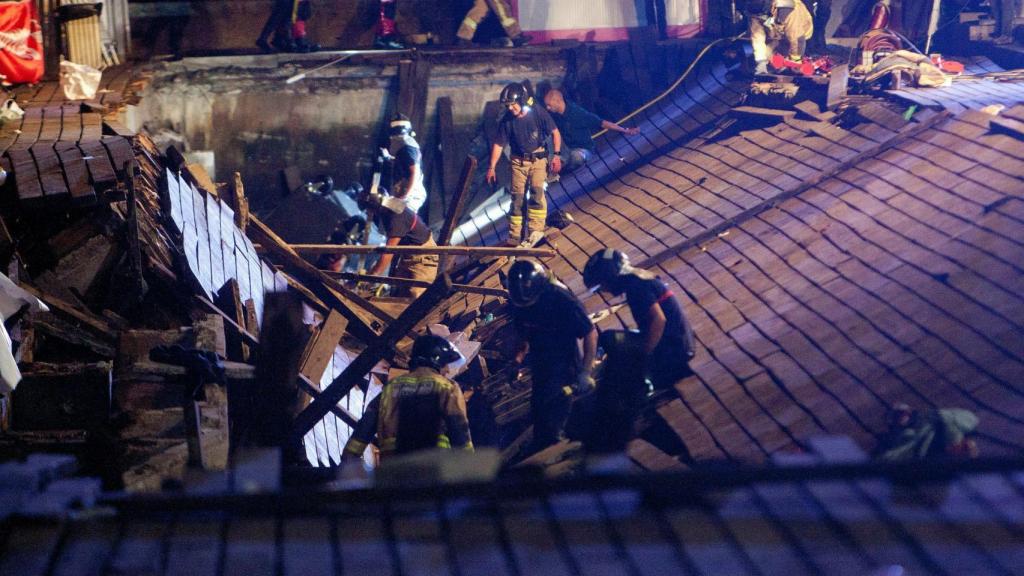 Colapso de un muelle en un festival de música en Vigo.