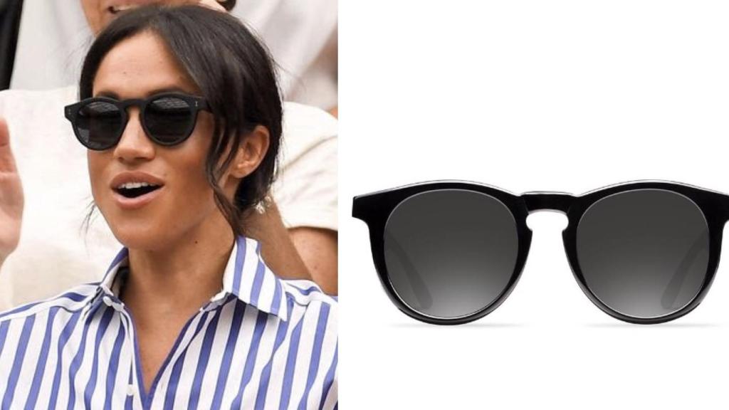El sencillo modelo de 'Wolfnoir'  similar a las gafas de sol de Meghan Markle.