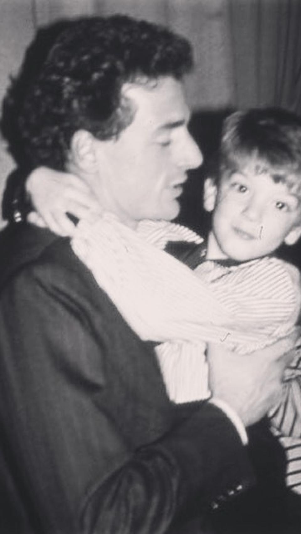 Alessandro con Clemente en una imagen de sus redes sociales.