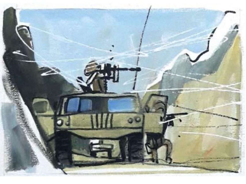 Los militares españoles se enfrentaron al enemigo en Sabzak.