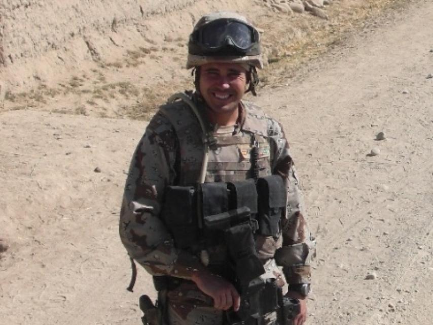 El sargento Serantes, en una fotografía facilitada por el Ejército de Tierra.