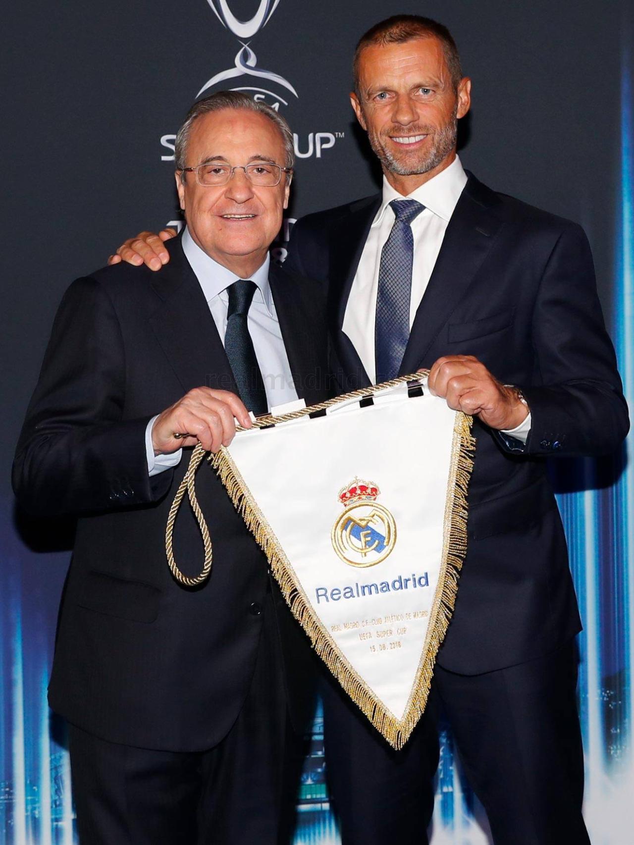 Florentino Pérez y Aleksander Ceferin