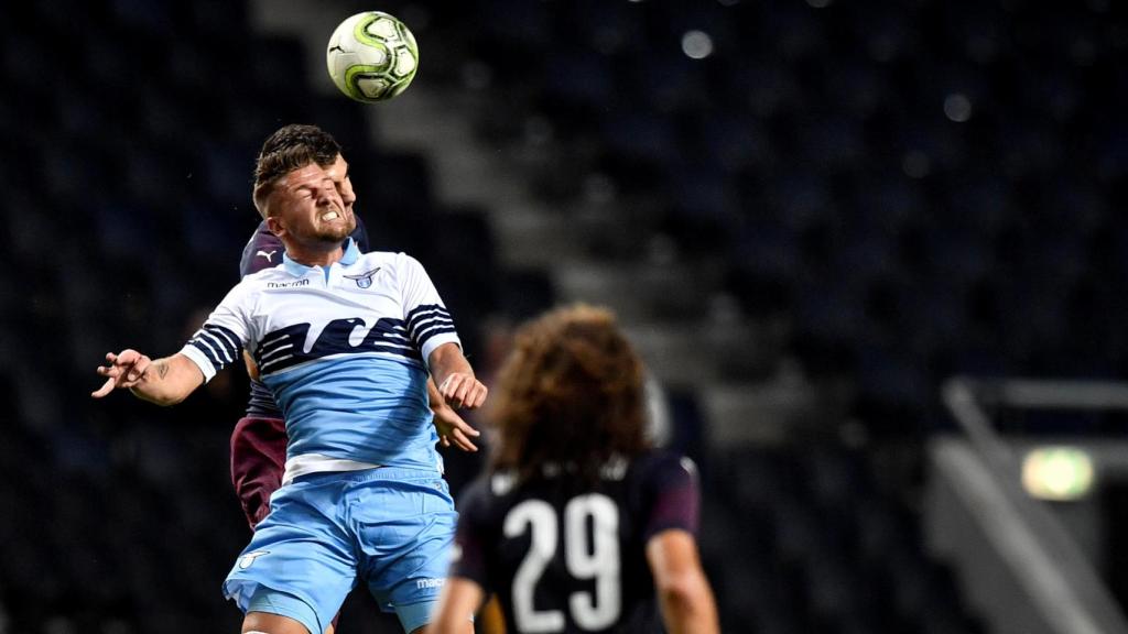 Milinkovic-Savic durante el Lazio-Arsenal de la International Champions Cup