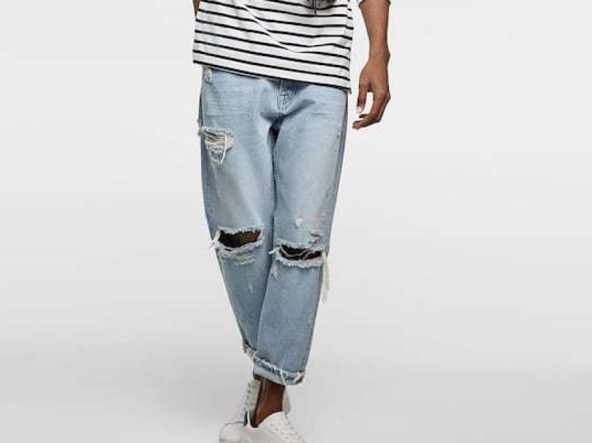 Pantalón ancho de Zara, 29,99 euros.