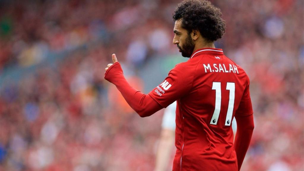 Salah con el Liverpool. Foto: Twitter (@MoSalah)