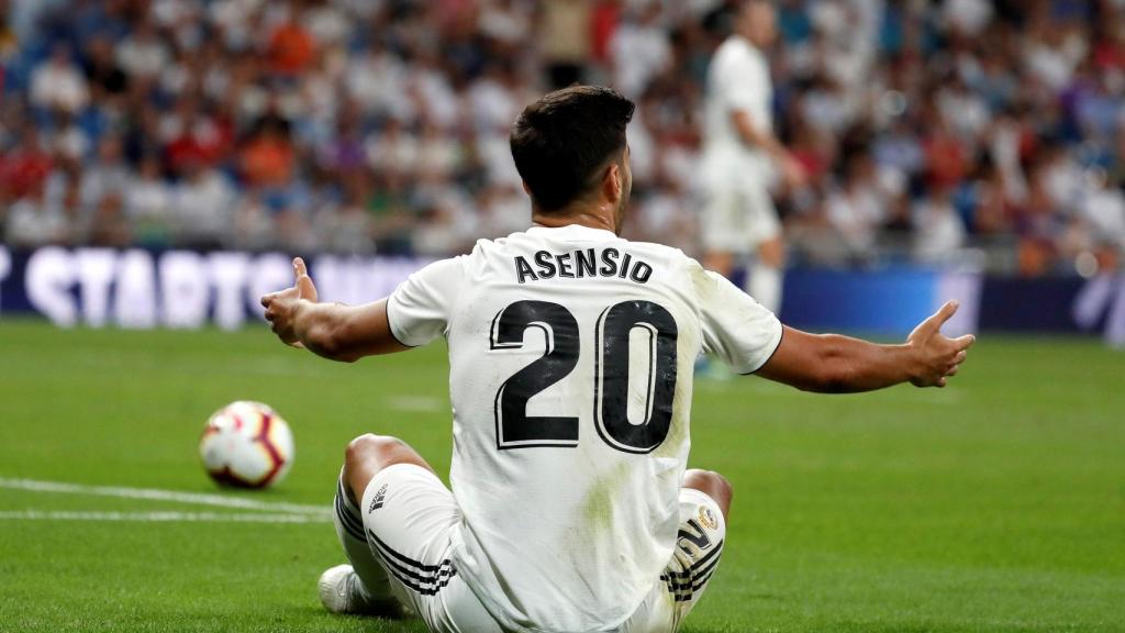 Asensio, durante el partido ante el Getafe.