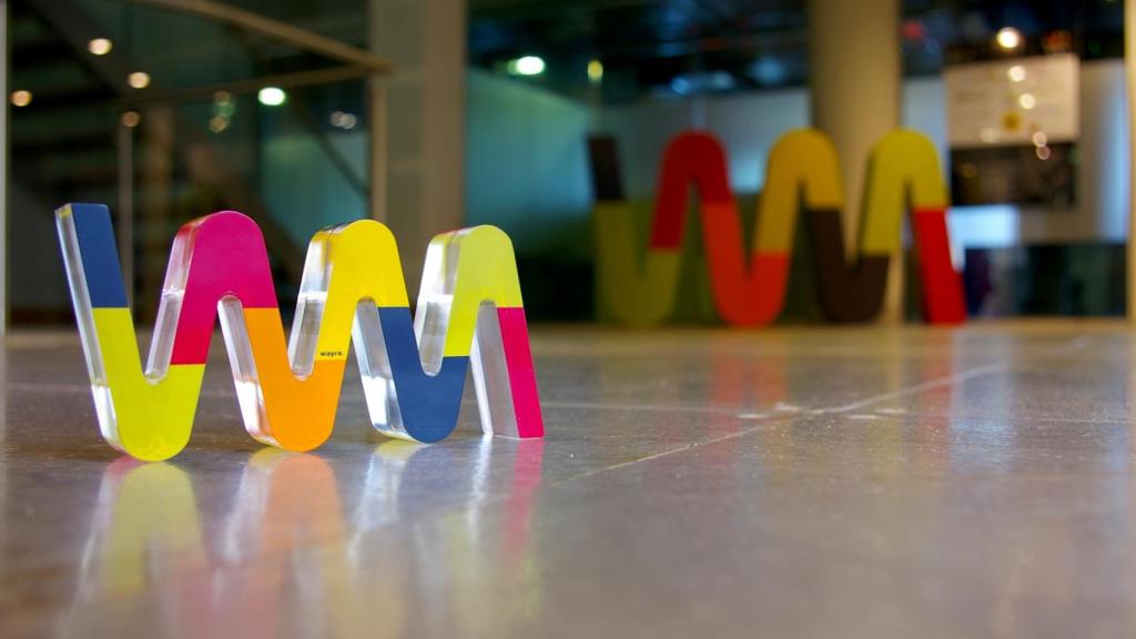 Logo de Wayra, área de innovación abierta de Telefónica.