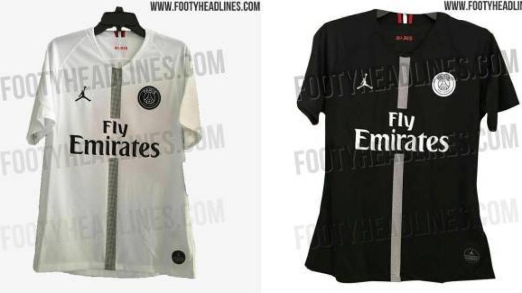 Camisetas del PSG para la Champions League 2018/2019. Foto: footyheadlines.com