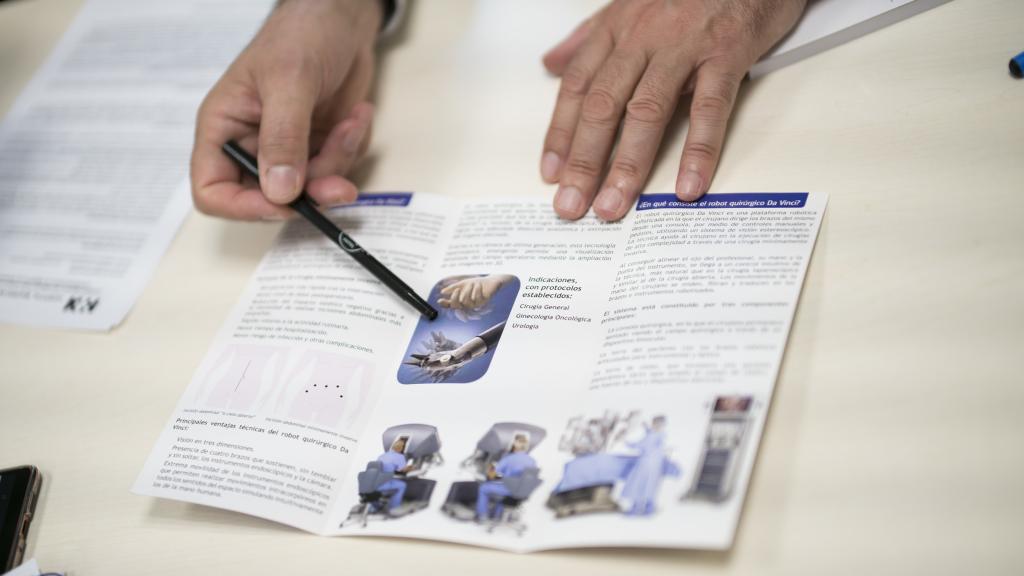 El robot Da Vinci se usa, sobre todo, en pacientes tumorales.