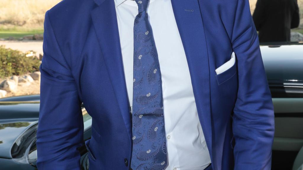 Kiko Matamoros en la boda de su hijo Diego.