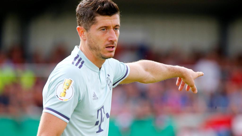 Lewandowski, delantero del Bayern de Munich.