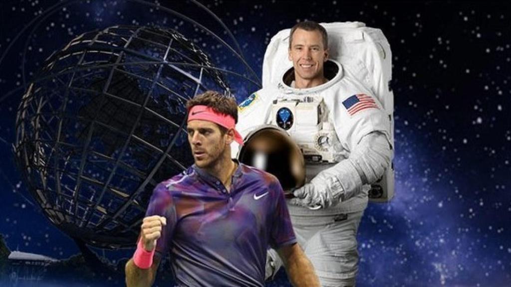 Juan Martín del Potro fue quien aconsejó al astronauta Andrew Feustel.