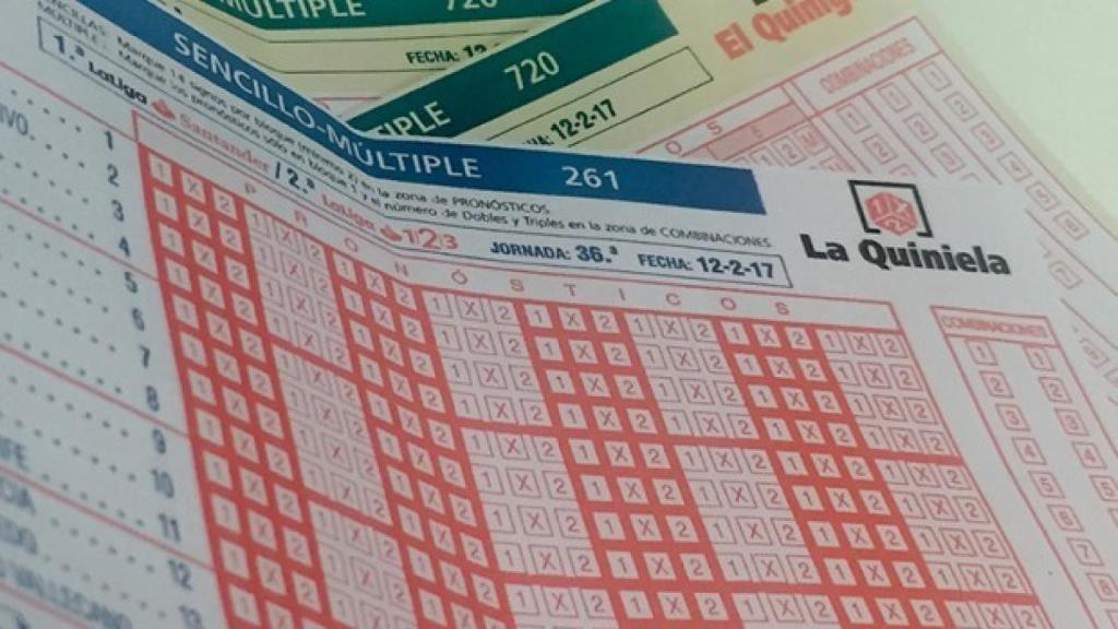 Imagen de archivo de una Quiniela.