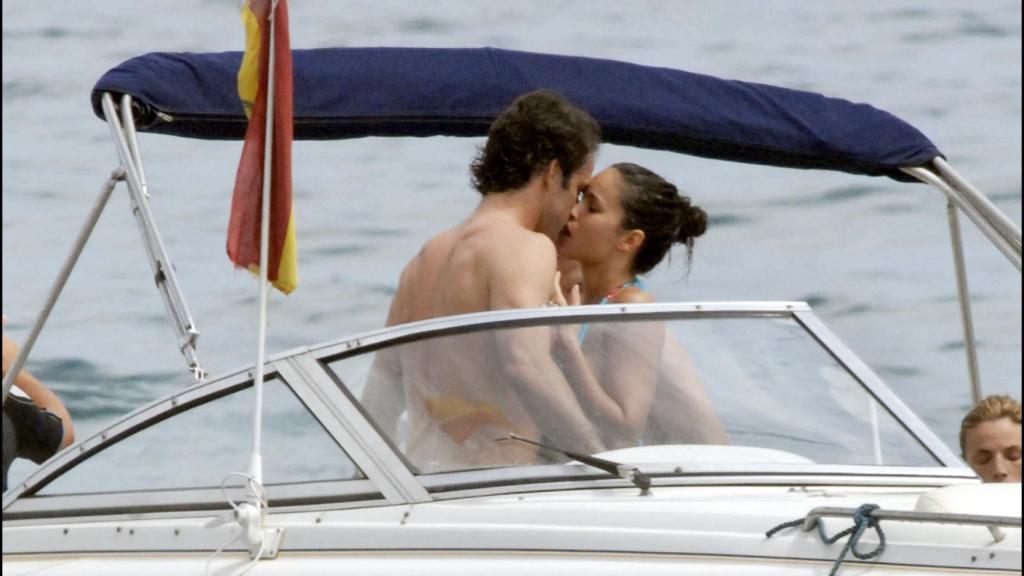 Escassi con Mireia Canalda, en 2008.