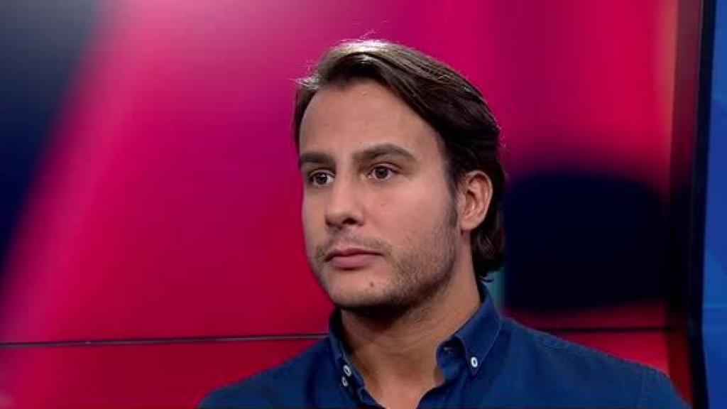 Juanfe Sanz en El Chiringuito. Foto: Twitter (@elchiringuitotv)