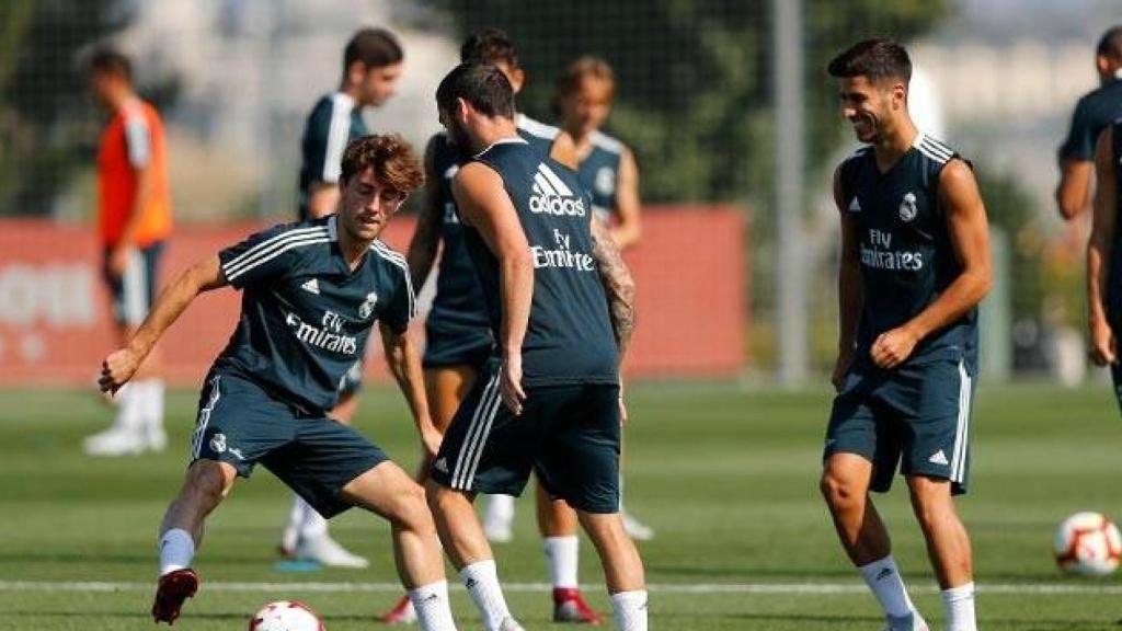 Entrenamiento del Real Madrid