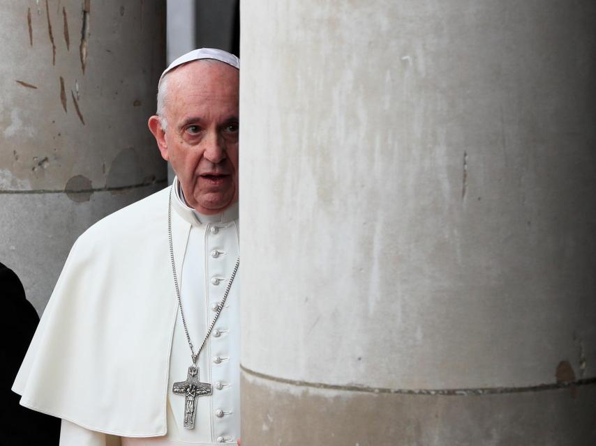 El Papa, durante su viaje en Irlanda