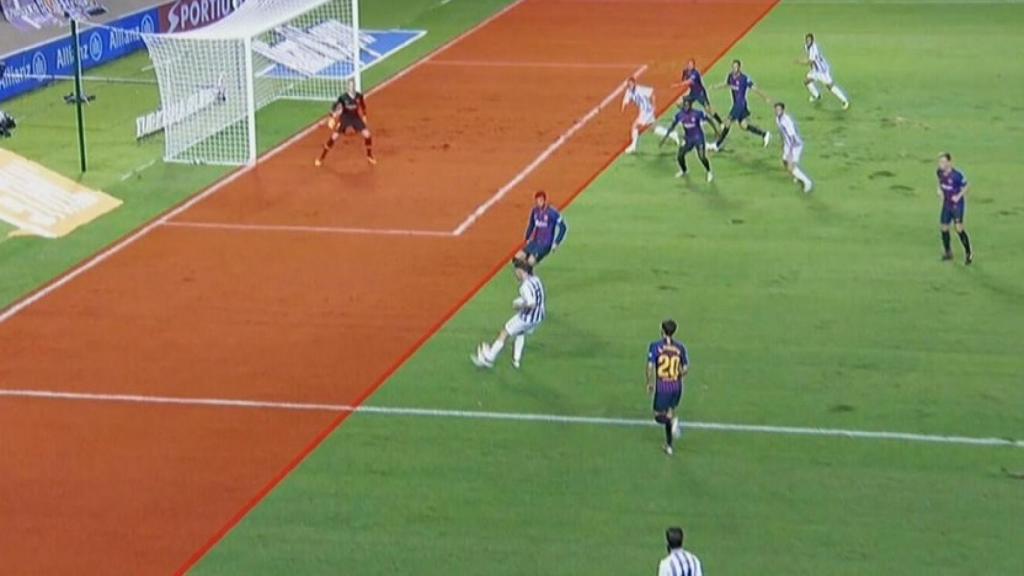 Así fue el gol del Valladolid al Barcelona en el descuento que anuló el VAR
