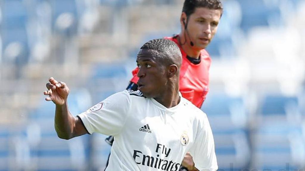 Vinicius con el Castilla