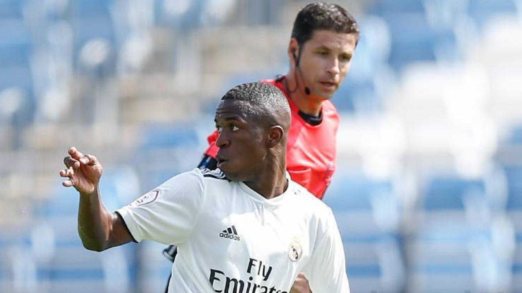 Vinicius con el Castilla