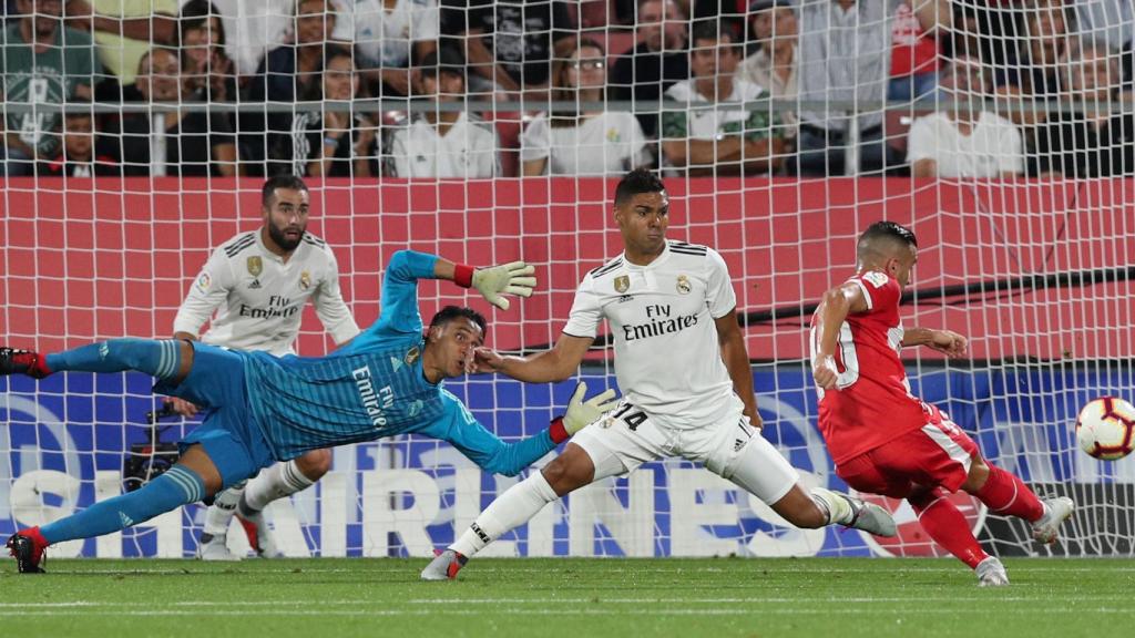 Casemiro en el Girona - Real Madrid