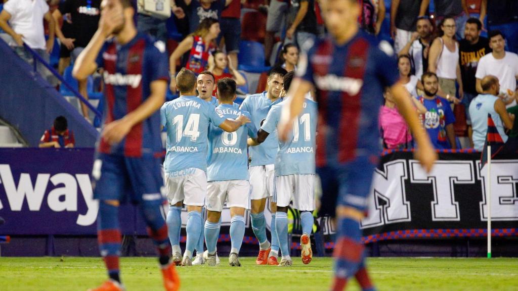 Las mejores imágenes del Levante - Celta de Vigo