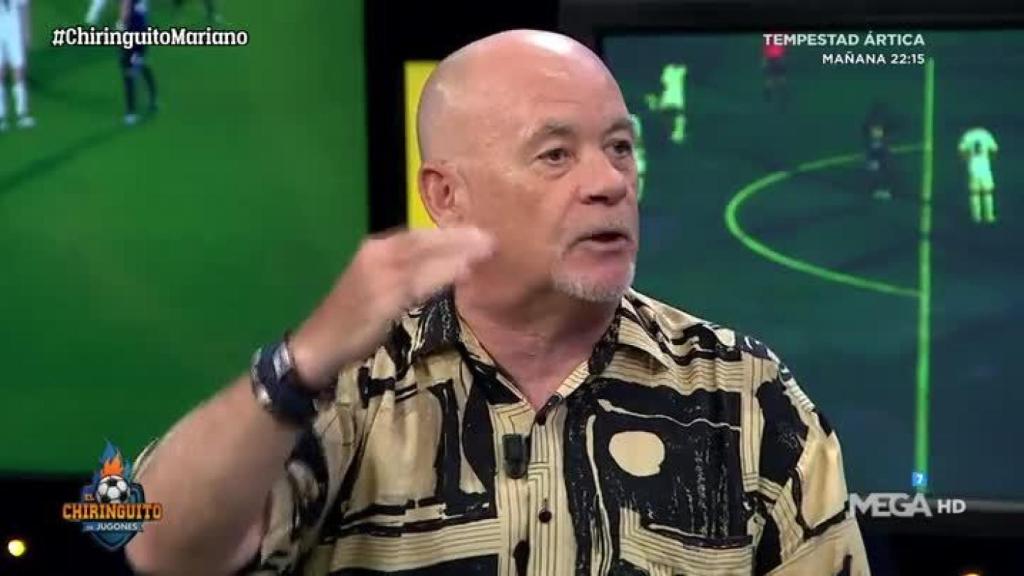 Alfredo Duro en El Chiringuito. Foto: Twitter (@elchiringuitotv)