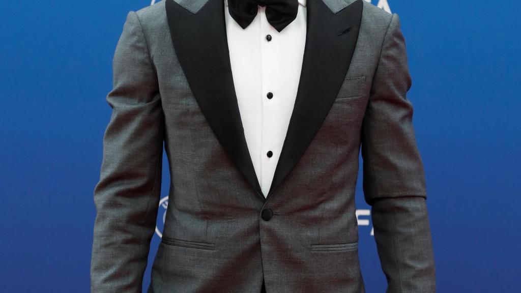 Salah, en la gala de la UEFA