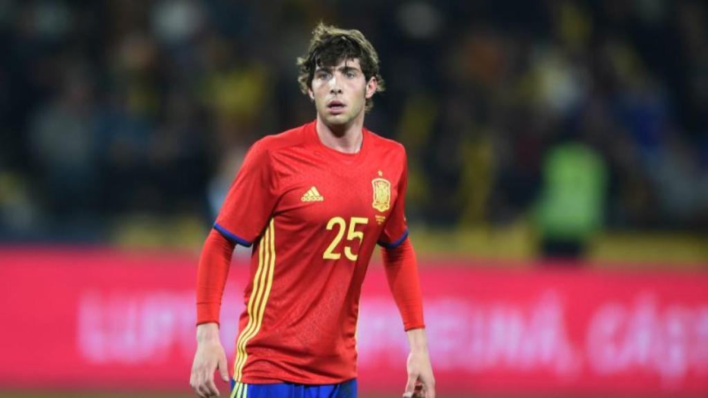 Sergi Roberto con la Selección Española
