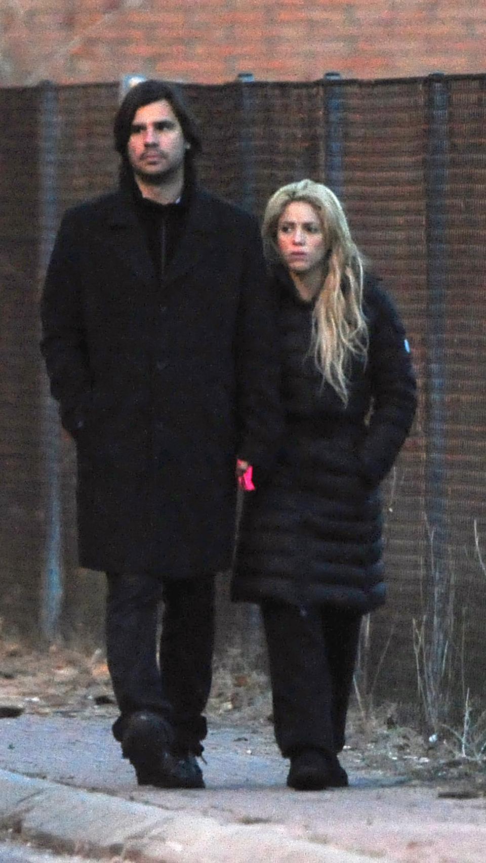 De la Rua junto a Shakira.