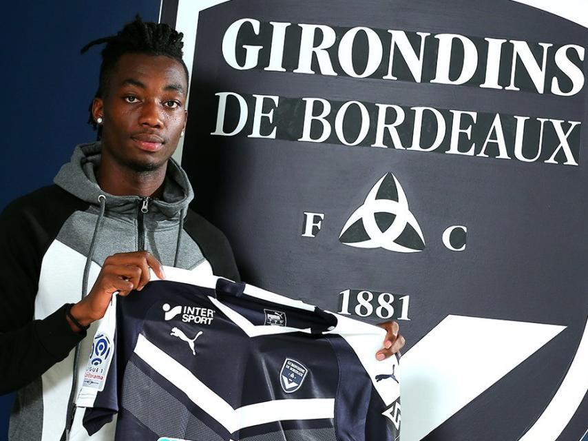 Yann Karamoh, nuevo jugador del Girondins. Foto: Twitter (@girondins)