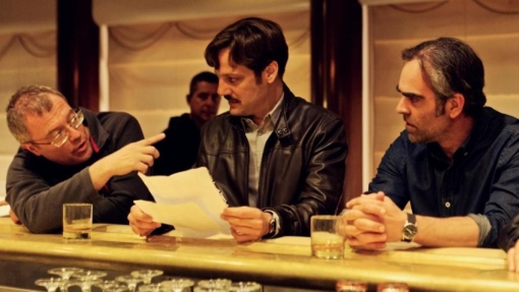 Daniel Monzón, Rodrigo de la Serna y Luis Tosar. Foto: Manolo Pavón