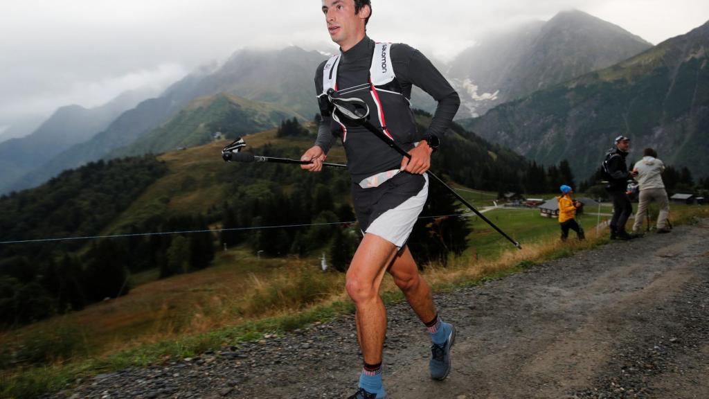 Kilian Jornet, durante un momento de la carrera.