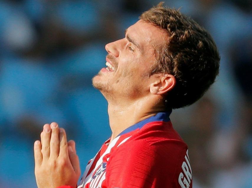 Griezmann se lamenta de una ocasión fallada