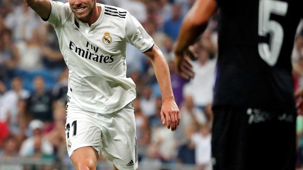 Gareth Bale celebra un gol