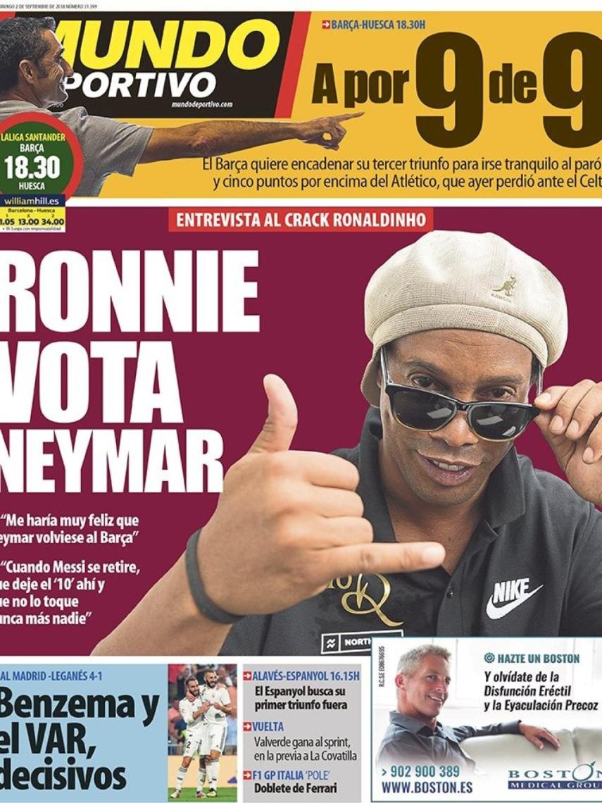 Portada Mundo Deportivo