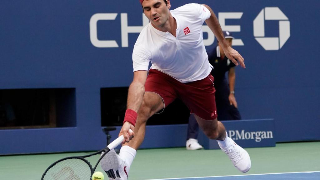 Federer, en un momento del partido.