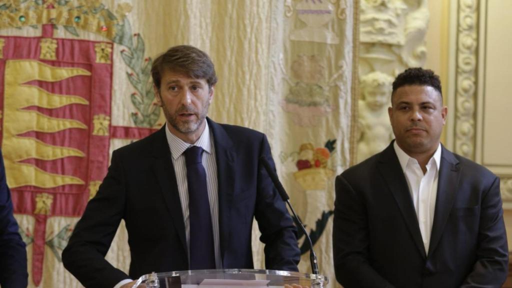 Ronaldo Nazario máximo accionista Valladolid. Foto: Twitter. (@realvalladolid)