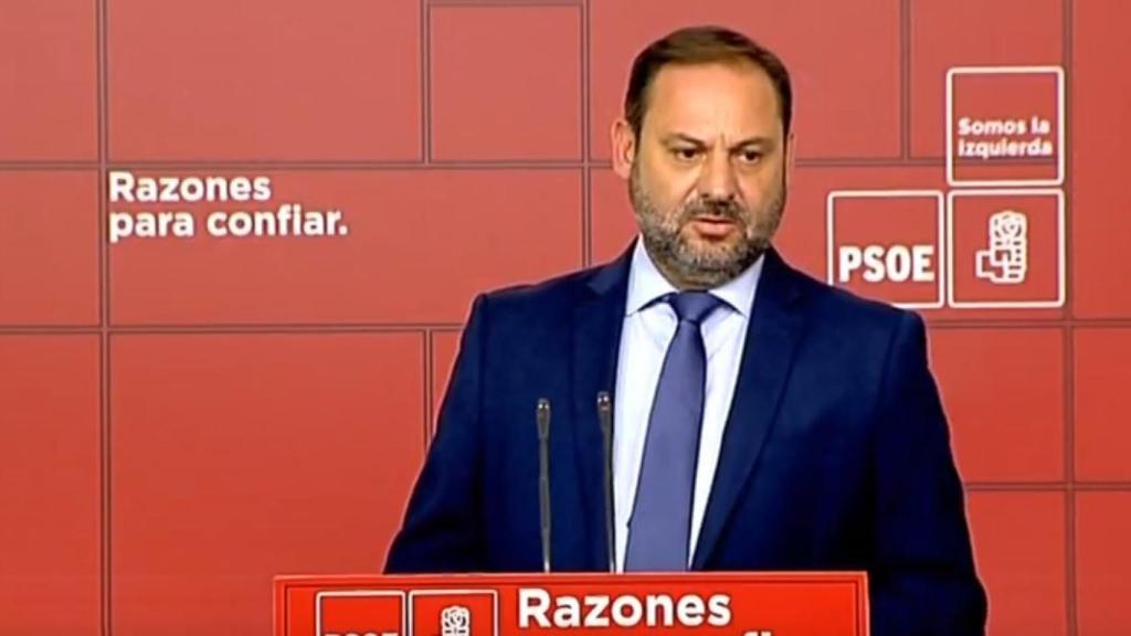 José Luis Ábalos, ministro de Fomento.