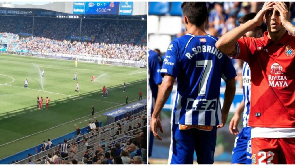 El despiste de los aspersores podría salirle caro al Alavés.