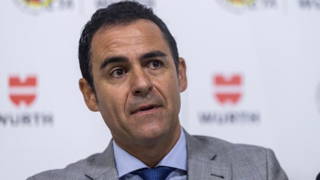 Carlos Velasco Carballo, en rueda de prensa.